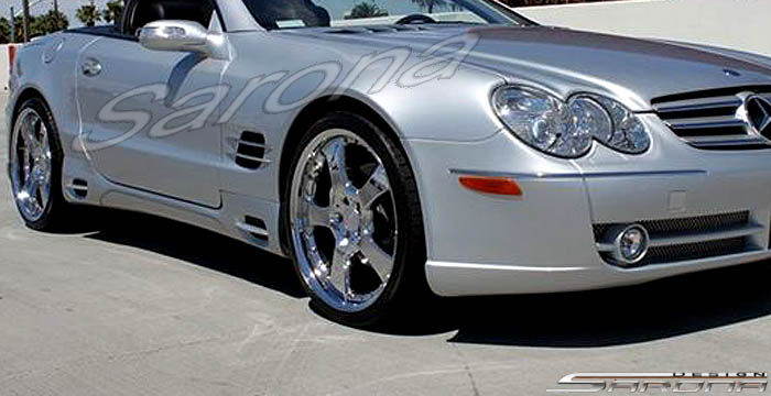 Custom Mercedes SL Side Skirts  Convertible (2003 - 2012) - $590.00 (Part #MB-017-SS)